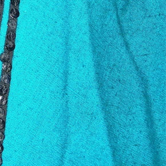 Vintage - 50"s Sequin Mexican Circle Skirt - Handmade/Hand Silk-Screened - Small - Picture 5 of 11